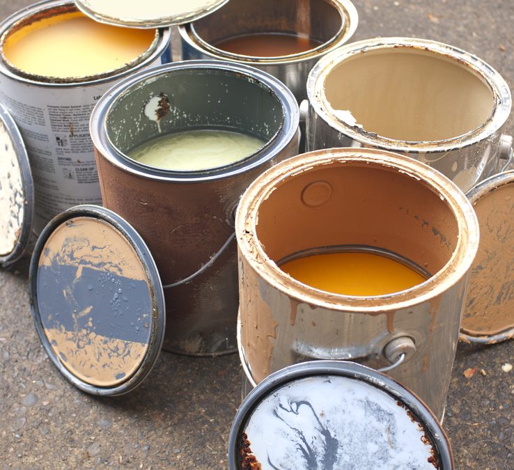 store leftover paint